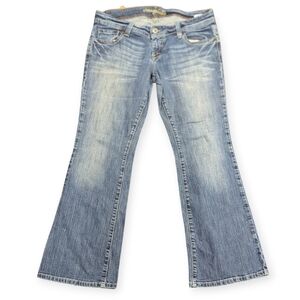 Vintage Y2K American Eagle Jeans AE Artist Low Rise Boot Cut Sz 12